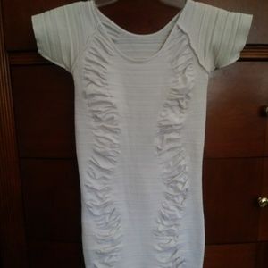 White fitted dress